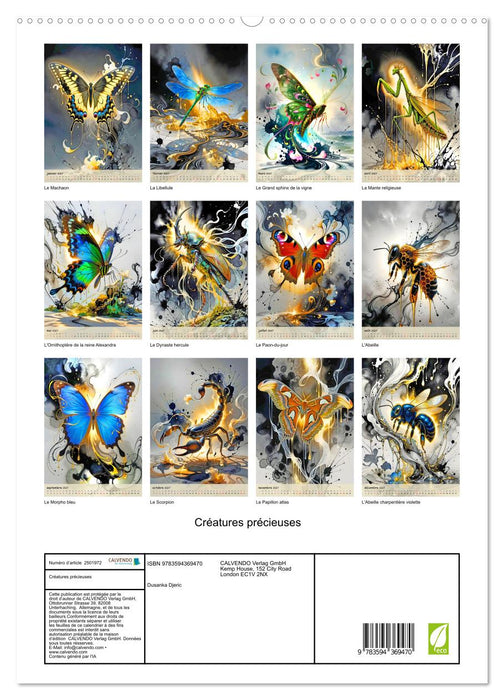 Créatures précieuses (CALVENDO Calendrier supérieur 2027)