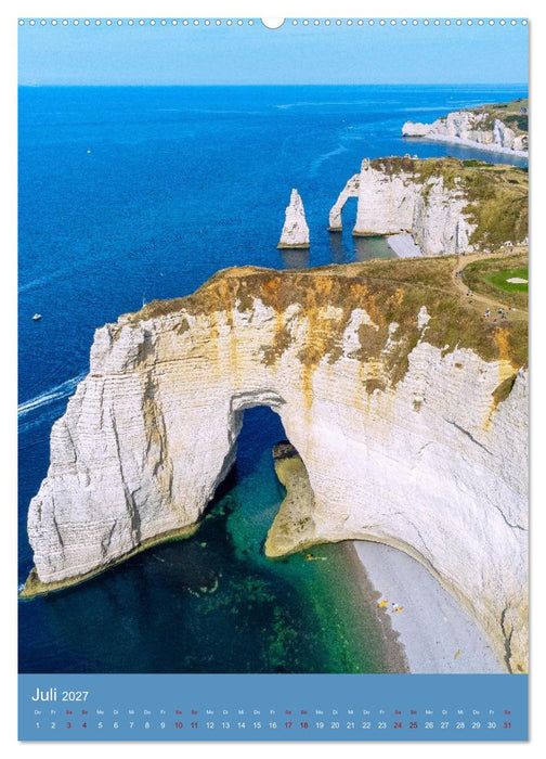 Facetten der Normandie. Zwischen Kreidefelsen und Fachwerk (CALVENDO Premium Wandkalender 2027)