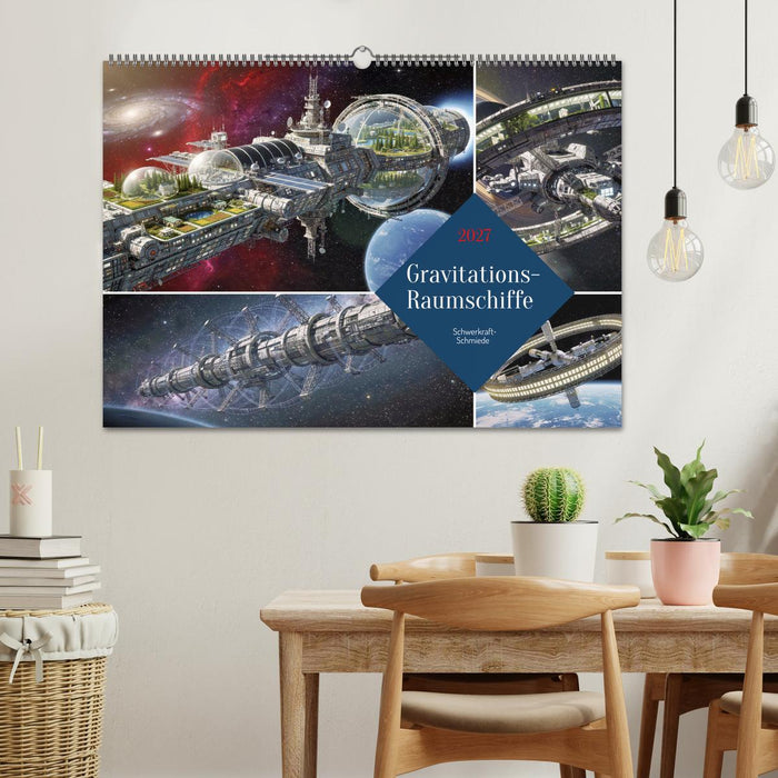 Gravitations-Raumschiffe (CALVENDO Wandkalender 2027)