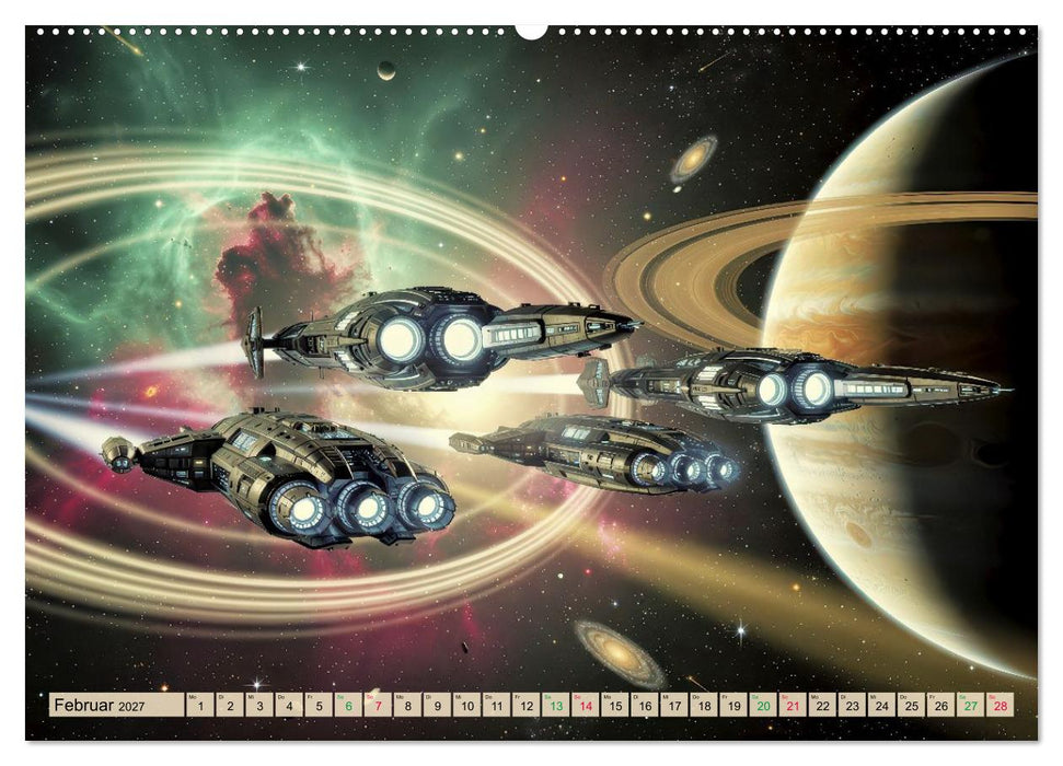Gravitations-Raumschiffe (CALVENDO Wandkalender 2027)