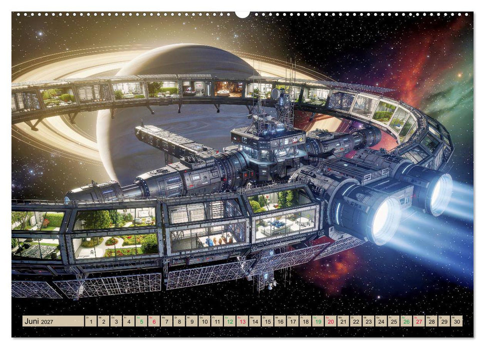 Gravitations-Raumschiffe (CALVENDO Wandkalender 2027)