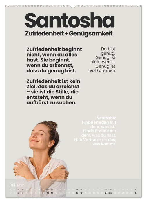 Kopfstand des Lebens - Yoga Roman (CALVENDO Premium Wandkalender 2027)