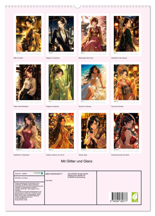 Mit Glitter und Glanz (CALVENDO Premium Wandkalender 2027)