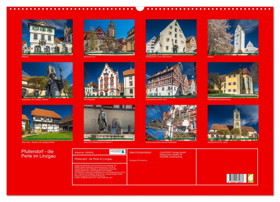 Pfullendorf - die Perle im Linzgau (CALVENDO Wandkalender 2027)