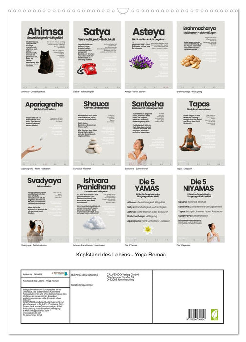 Kopfstand des Lebens - Yoga Roman (CALVENDO Wandkalender 2027)