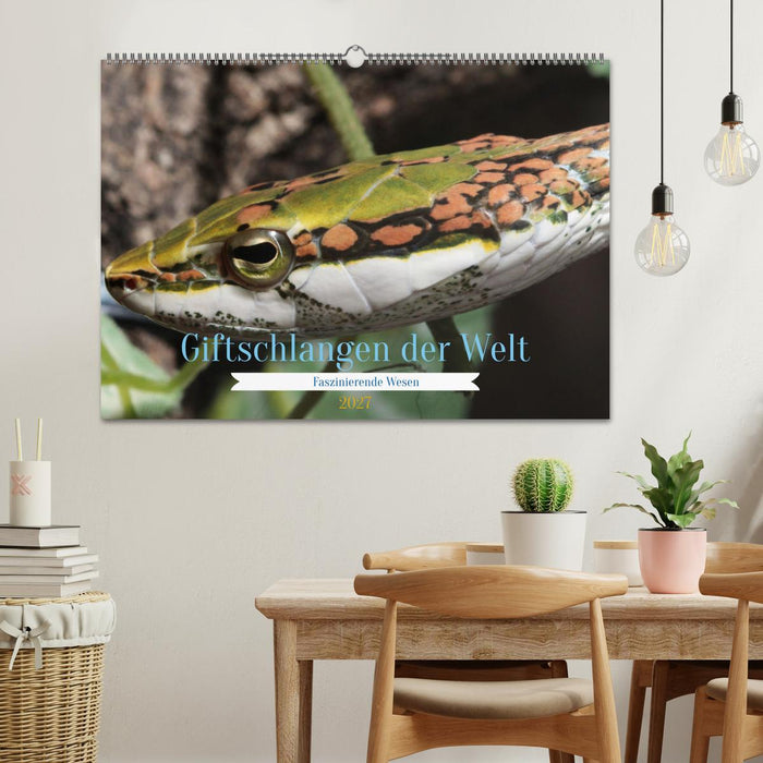 Giftschlangen der Welt (CALVENDO Wandkalender 2027)