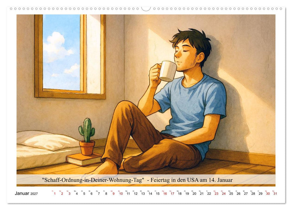 Kalender der kuriosen Feiertage (CALVENDO Premium Wandkalender 2027)