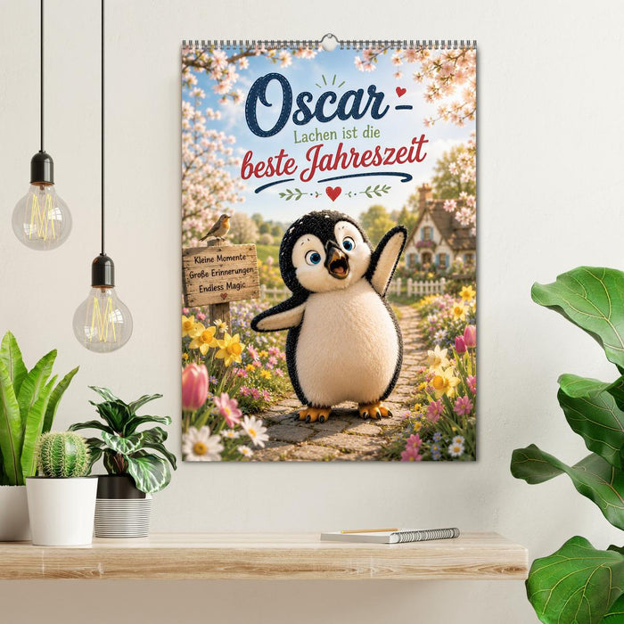 Oscar - Lachen ist die beste Jahreszeit (CALVENDO Wandkalender 2027)