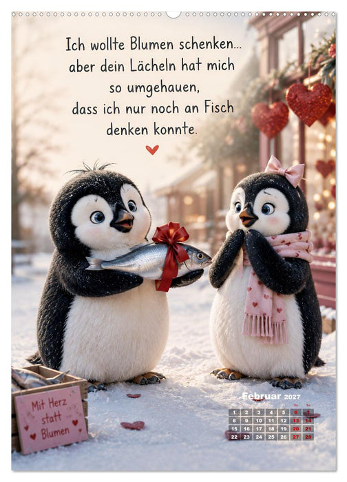 Oscar - Lachen ist die beste Jahreszeit (CALVENDO Wandkalender 2027)