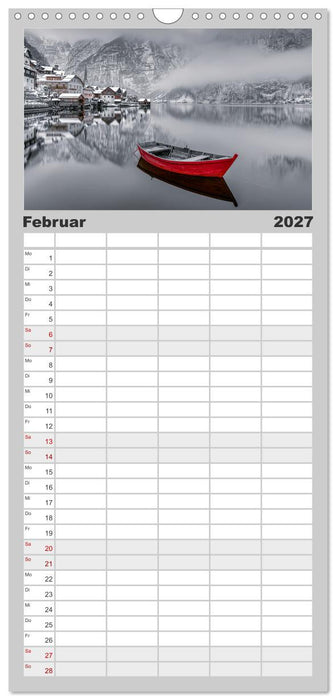 Fernweh in Rot (CALVENDO Familienplaner 2027)