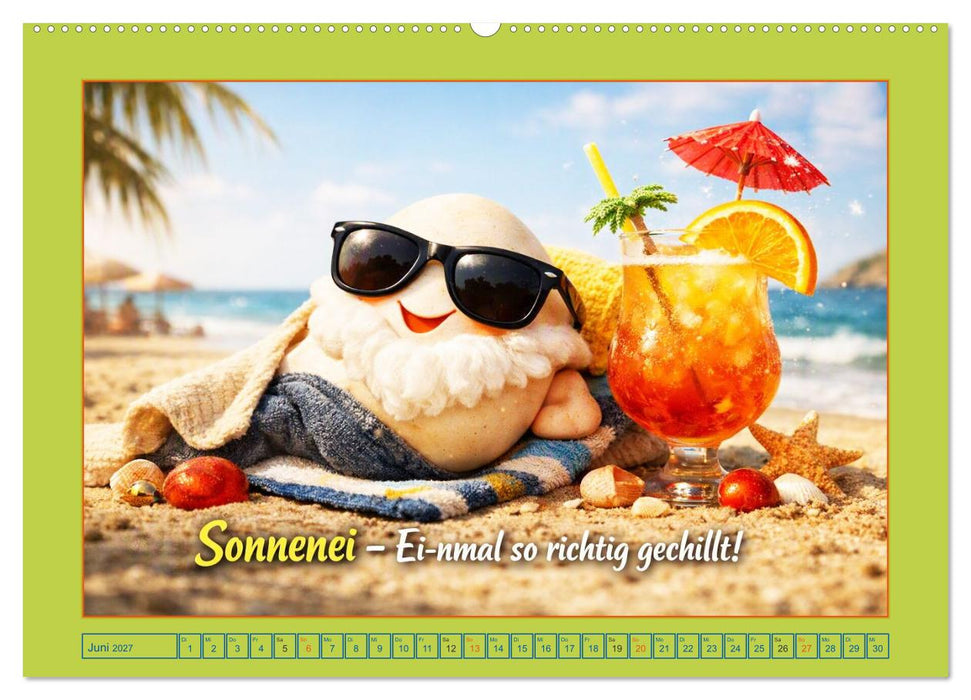 Ei-n Jahr voller Spaß! - Humor, Herz und Hühnerei (CALVENDO Wandkalender 2027)