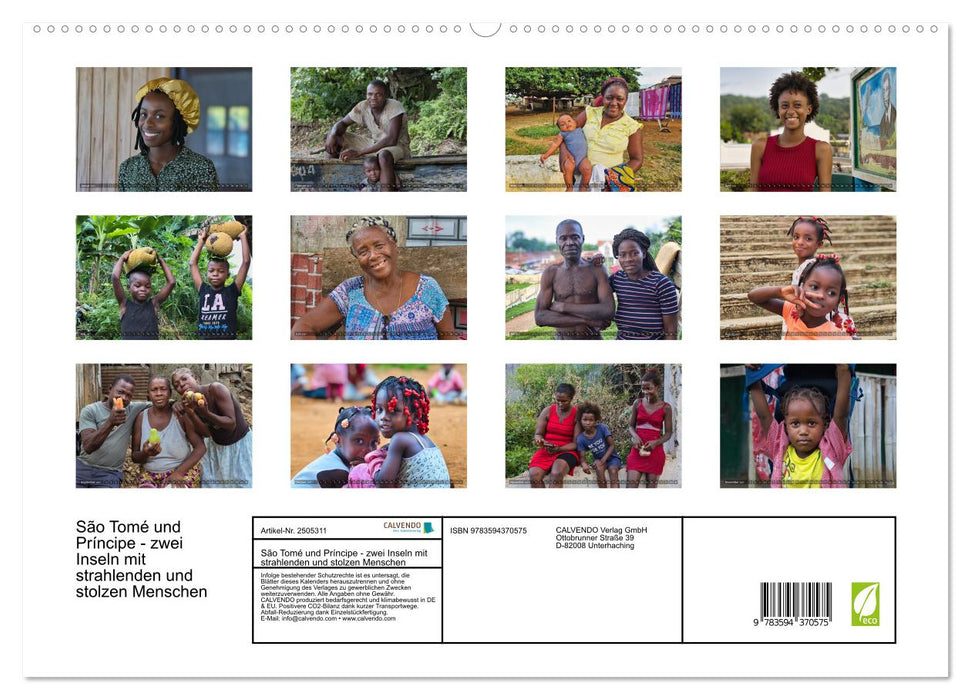São Tomé und Príncipe - zwei Inseln mit strahlenden und stolzen Menschen (CALVENDO Premium Wandkalender 2027)