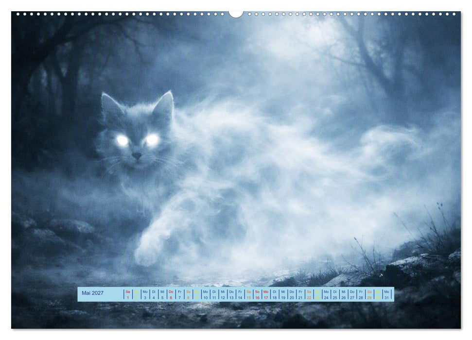 UNsichtbare Tiere - Eine poetische Sammlung aus Licht, Nebel und Fantasie (CALVENDO Premium Wandkalender 2027)