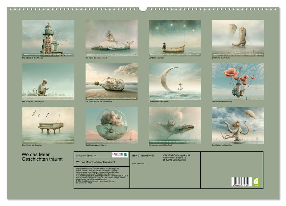 Wo das Meer Geschichten träumt (CALVENDO Wandkalender 2027)
