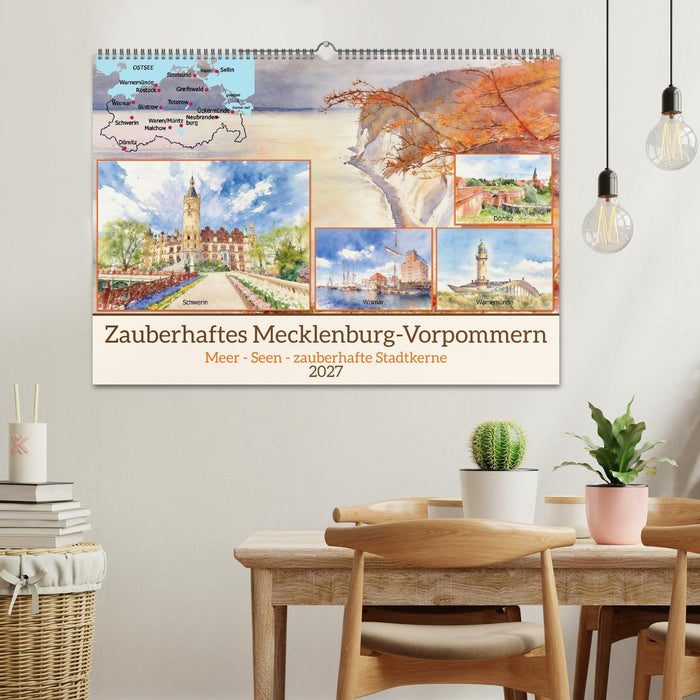 Zauberhaftes Mecklenburg-Vorpommern (CALVENDO Wandkalender 2027)