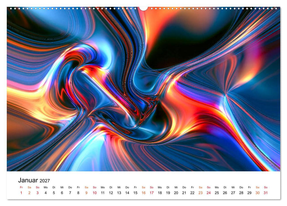 Spektrale Formwelten (CALVENDO Wandkalender 2027)