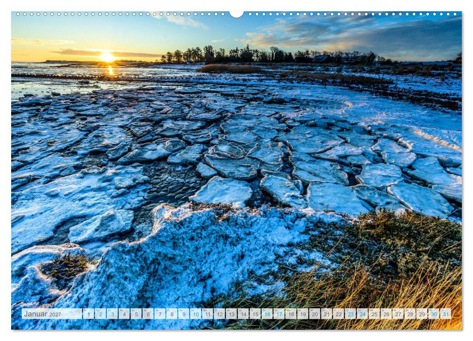 Durchatmen, entspannen und geniessen auf AMRUM Fantastische Stimmungsbilder (CALVENDO Wandkalender 2027)