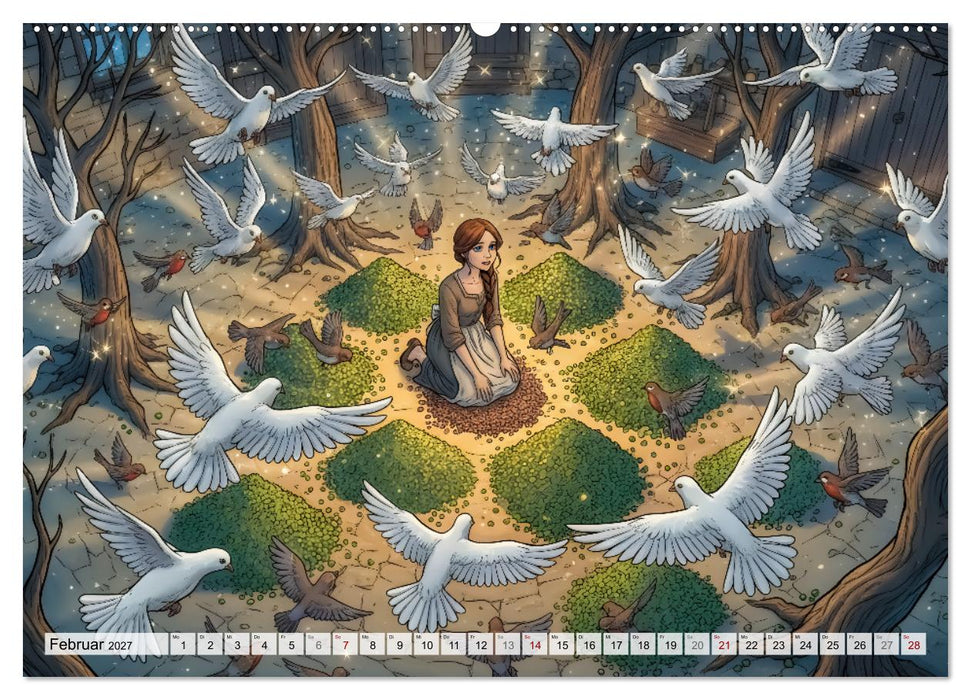 Aschenputtel – Eine Reise ins Glück (CALVENDO Premium Wandkalender 2027)