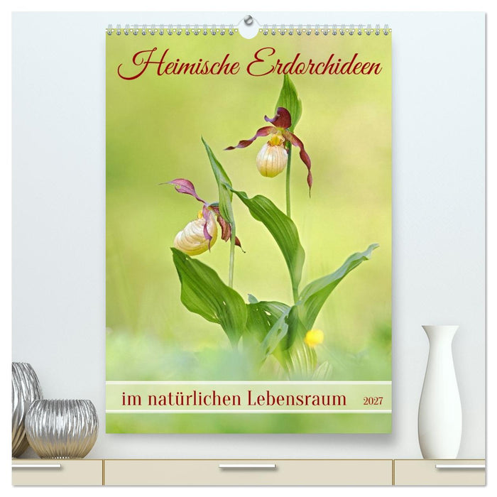Heimische Erdorchideen im natürlichen Lebensraum (CALVENDO Premium Wandkalender 2027)