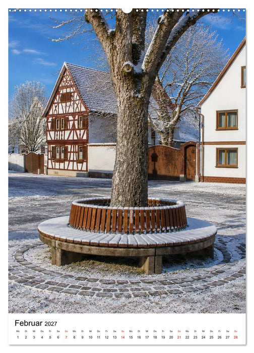 Trebur und die Deutsche Fachwerkstraße (CALVENDO Premium Wandkalender 2027)