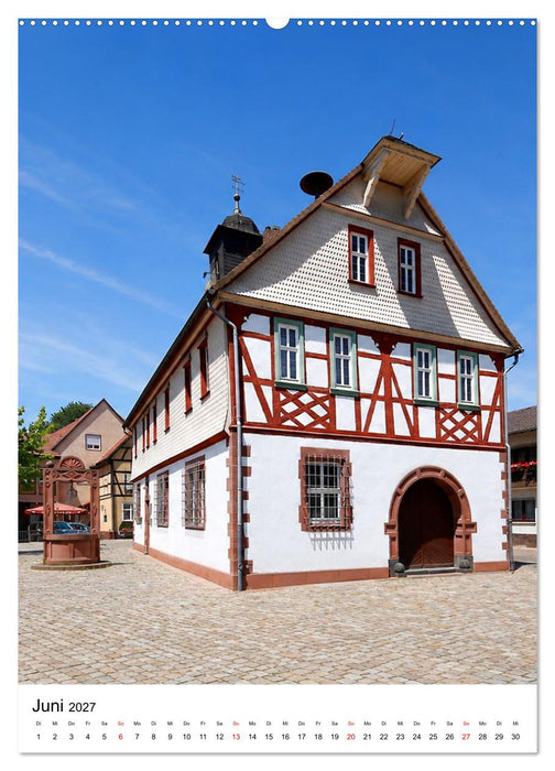 Trebur und die Deutsche Fachwerkstraße (CALVENDO Premium Wandkalender 2027)