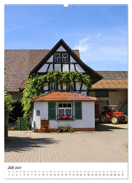 Trebur und die Deutsche Fachwerkstraße (CALVENDO Premium Wandkalender 2027)