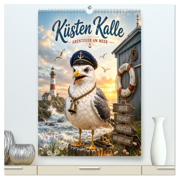 Küsten Kalle - Abenteuer am Meer (CALVENDO Premium Wandkalender 2027)