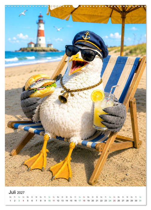 Küsten Kalle - Abenteuer am Meer (CALVENDO Premium Wandkalender 2027)