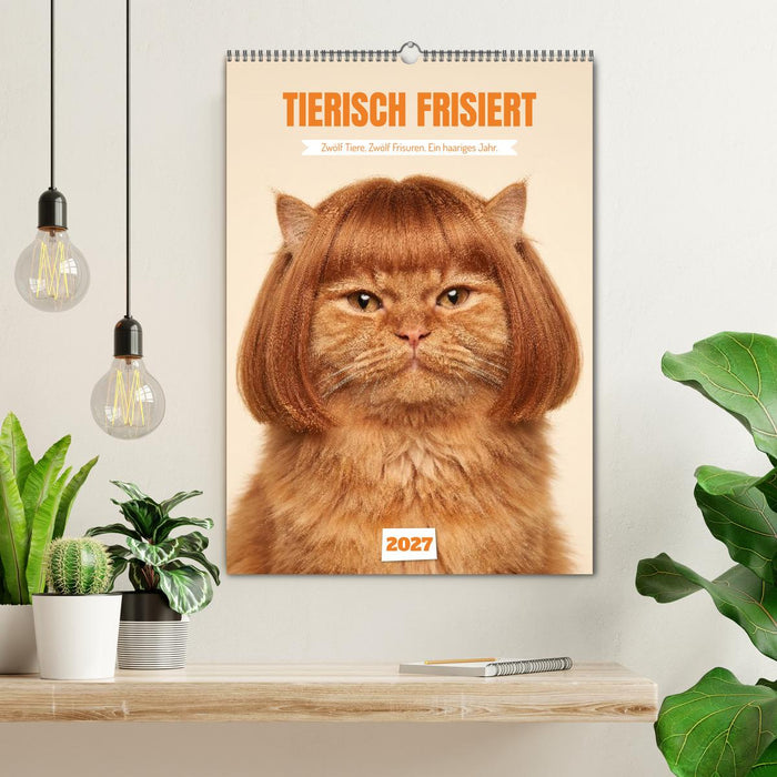 TIERISCH FRISIERT (CALVENDO Wandkalender 2027)
