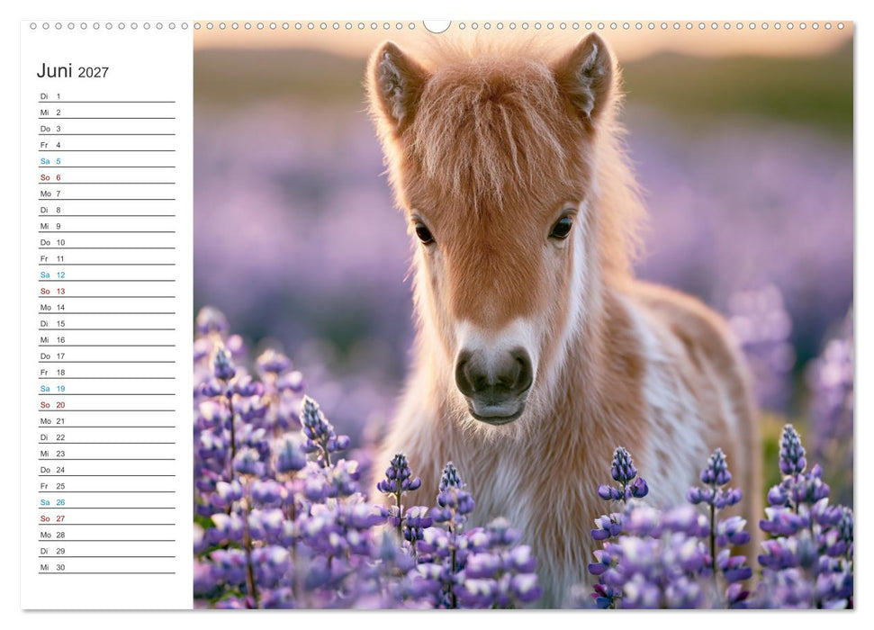 Islandpferde (CALVENDO Wandkalender 2027)