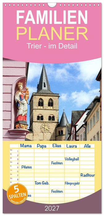 Trier - im Detail (CALVENDO Familienplaner 2027)