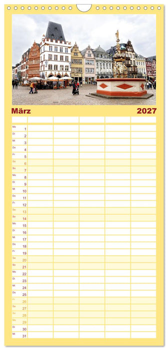 Trier - im Detail (CALVENDO Familienplaner 2027)