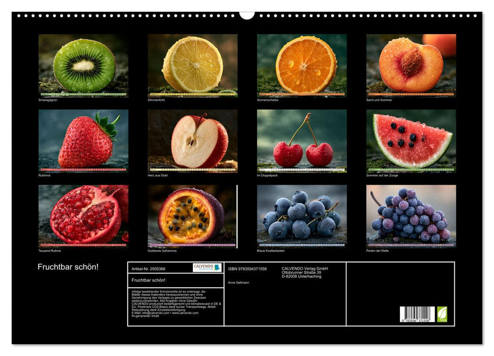 Fruchtbar schön! (CALVENDO Wandkalender 2027)