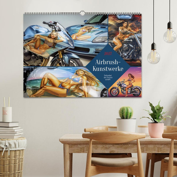Airbrush-Kunstwerke (CALVENDO Wandkalender 2027)