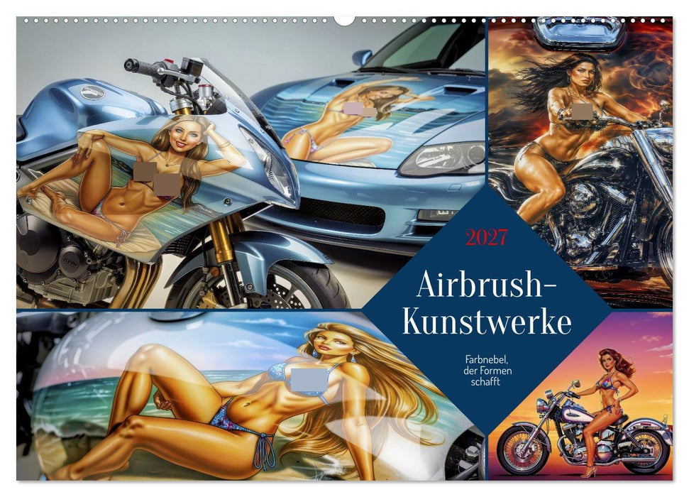 Airbrush-Kunstwerke (CALVENDO Wandkalender 2027)