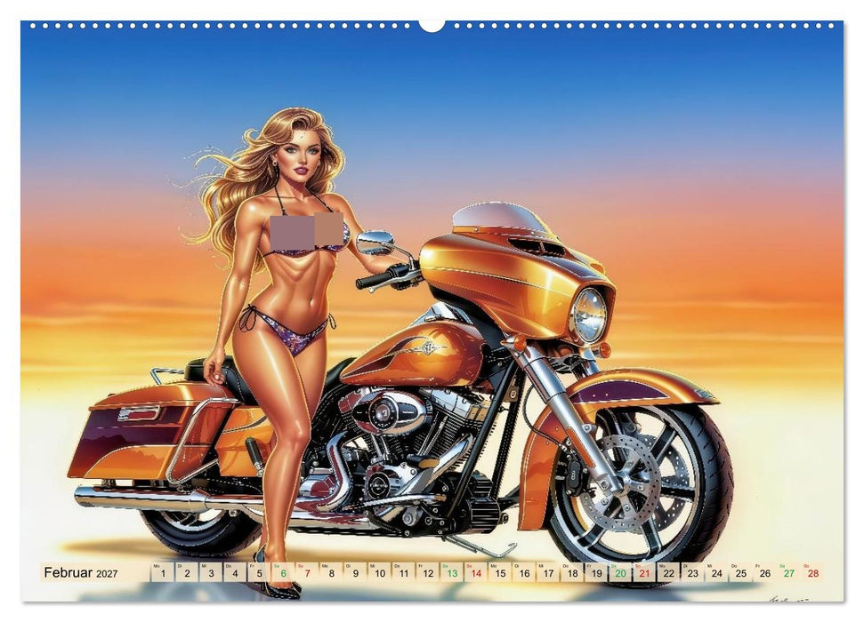 Airbrush-Kunstwerke (CALVENDO Wandkalender 2027)