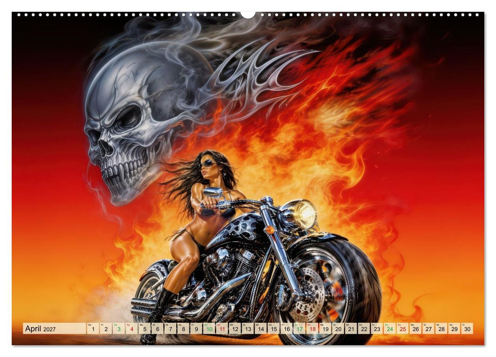 Airbrush-Kunstwerke (CALVENDO Wandkalender 2027)