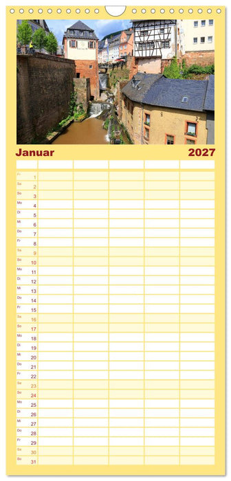 Malerisches Saarburg (CALVENDO Familienplaner 2027)