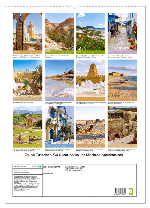 Zauber Tunesiens. Wo Orient, Antike und Mittelmeer verschmelzen (CALVENDO Wandkalender 2027)