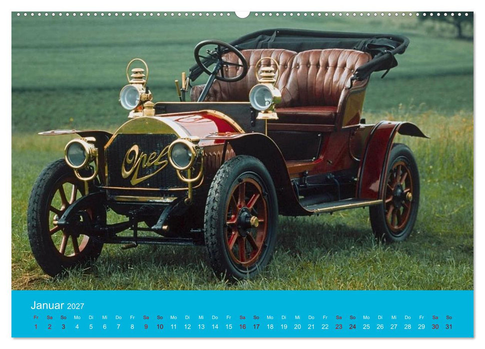 Automobile Geschichte - Opel (CALVENDO Premium Wandkalender 2027)