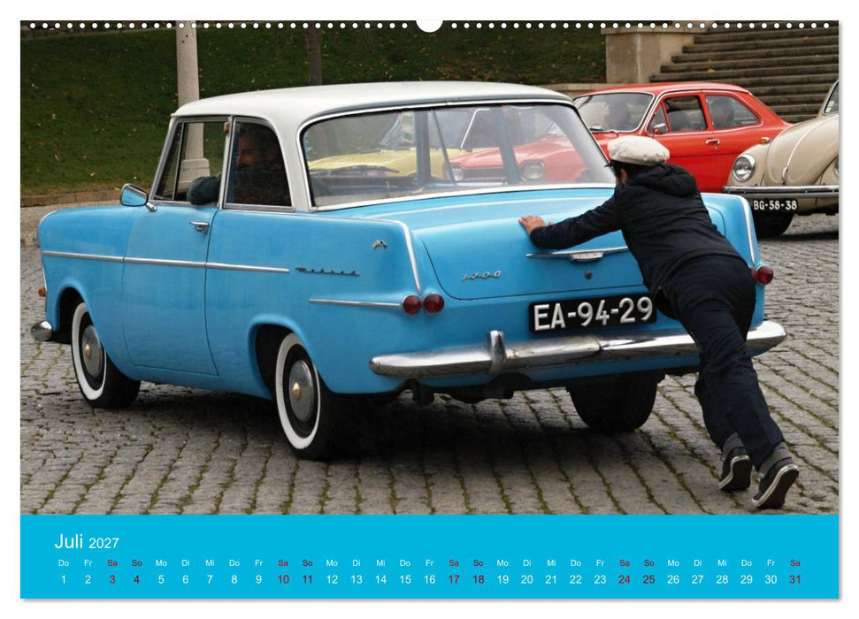 Automobile Geschichte - Opel (CALVENDO Premium Wandkalender 2027)