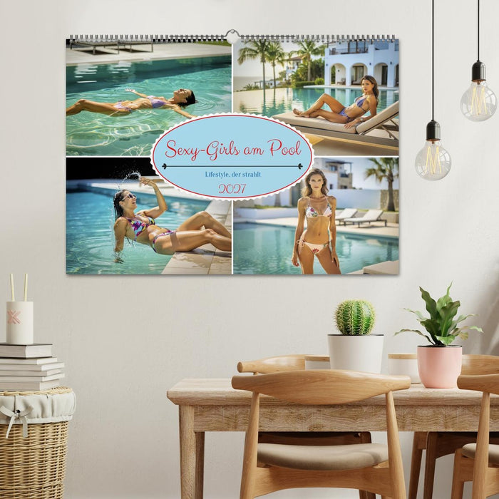 Sexy-Girls am Pool (CALVENDO Wandkalender 2027)