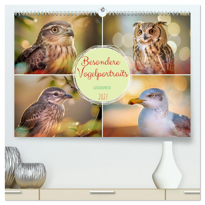 Besondere Vogelportraits (CALVENDO Premium Wandkalender 2027)