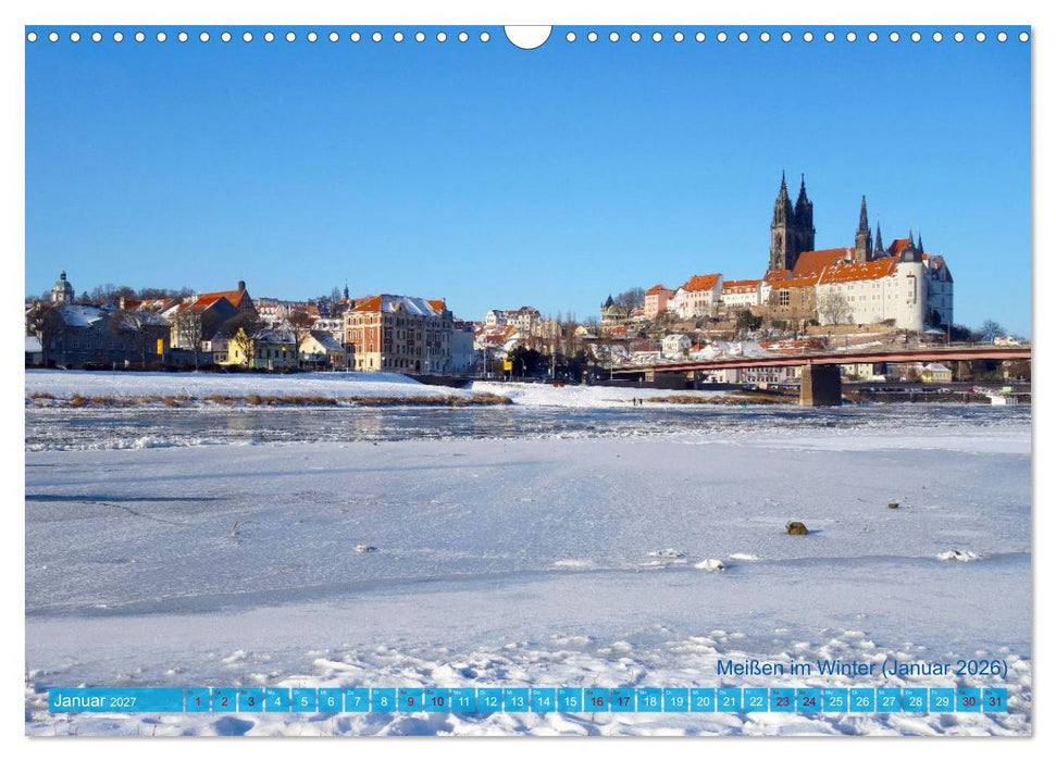 Meißen - ein besonderes Erlebnis. Highlights der ältesten Stadt Sachsens (CALVENDO Wandkalender 2027)