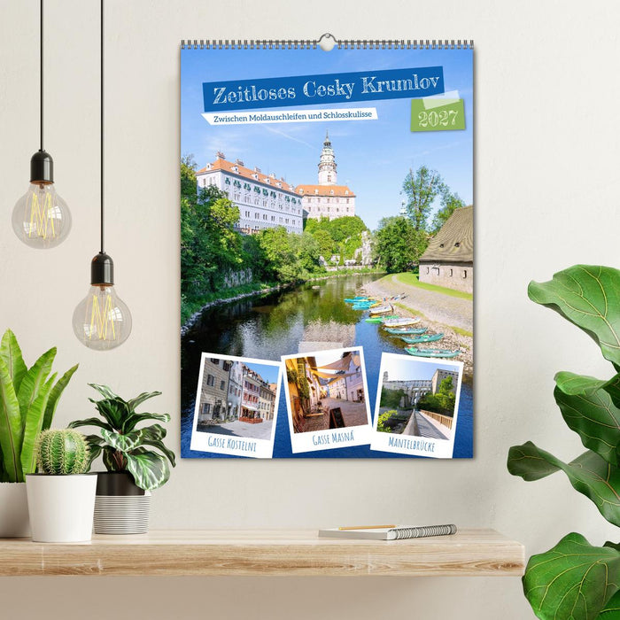 Zeitloses Cesky Krumlov. Zwischen Moldauschleifen und Schlosskulisse (CALVENDO Wandkalender 2027)