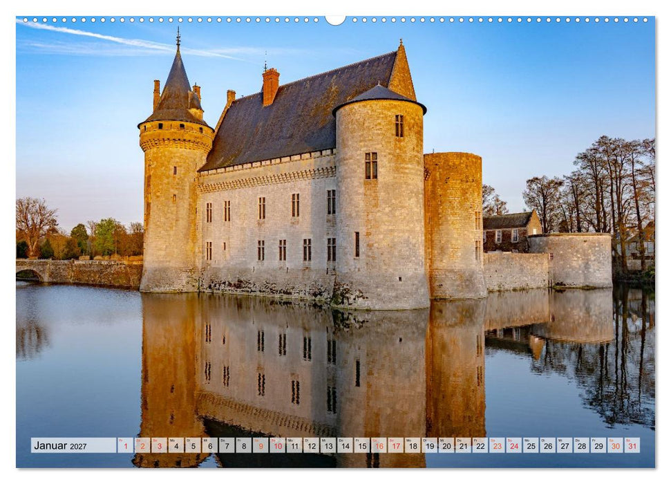 Frankreich - Schlösser und Burgen im Loiretal (CALVENDO Premium Wandkalender 2027)