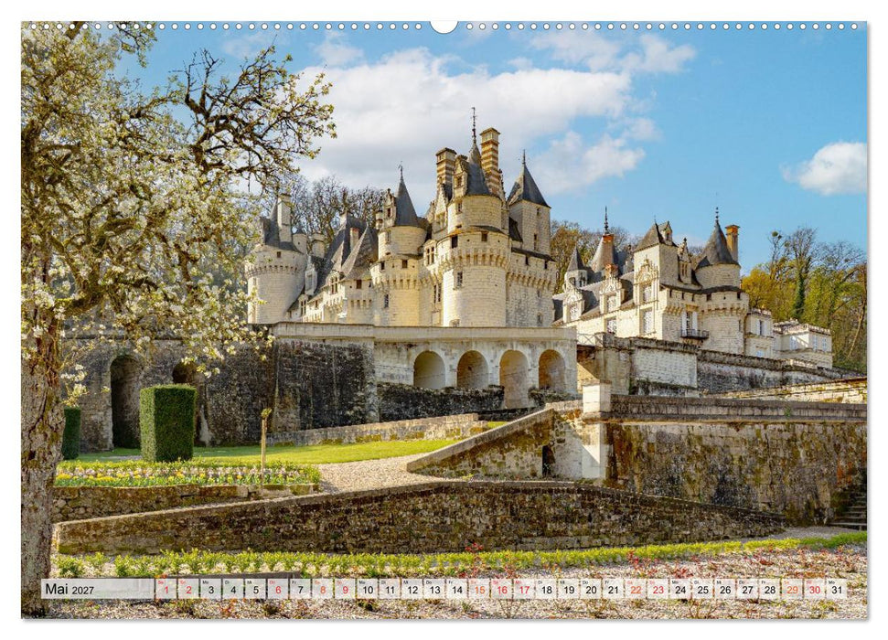 Frankreich - Schlösser und Burgen im Loiretal (CALVENDO Premium Wandkalender 2027)