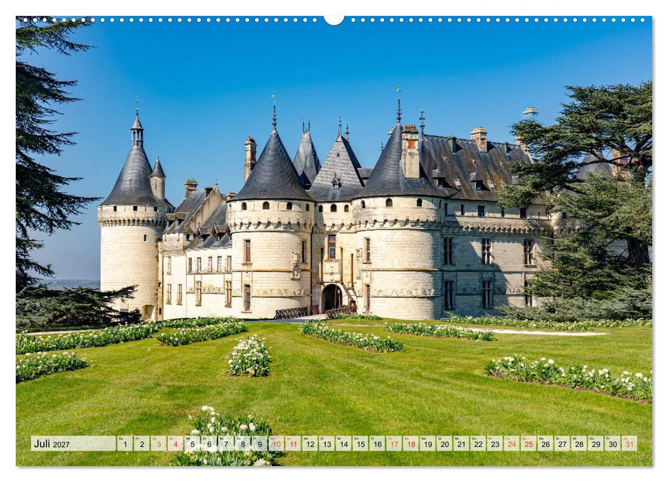 Frankreich - Schlösser und Burgen im Loiretal (CALVENDO Premium Wandkalender 2027)