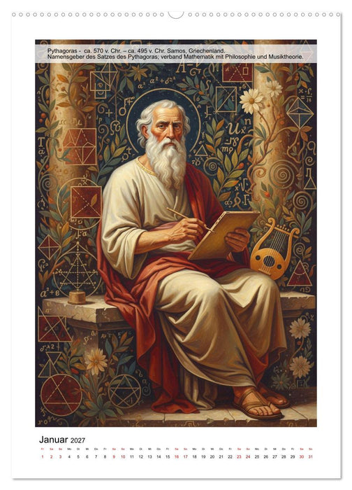 Visionäre der Mathematik (CALVENDO Premium Wandkalender 2027)