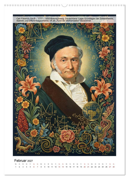 Visionäre der Mathematik (CALVENDO Premium Wandkalender 2027)